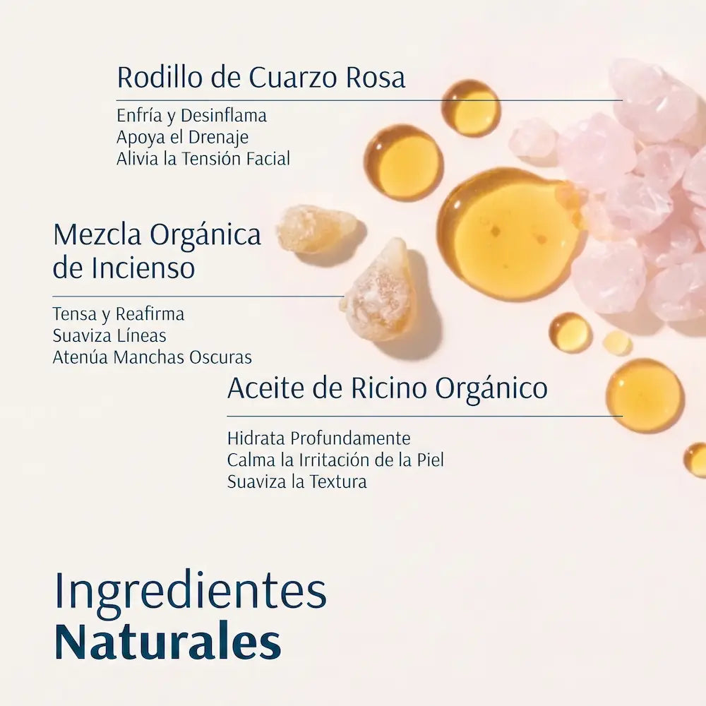 Roll-on Drenaje Facial - Ricino & Incienso