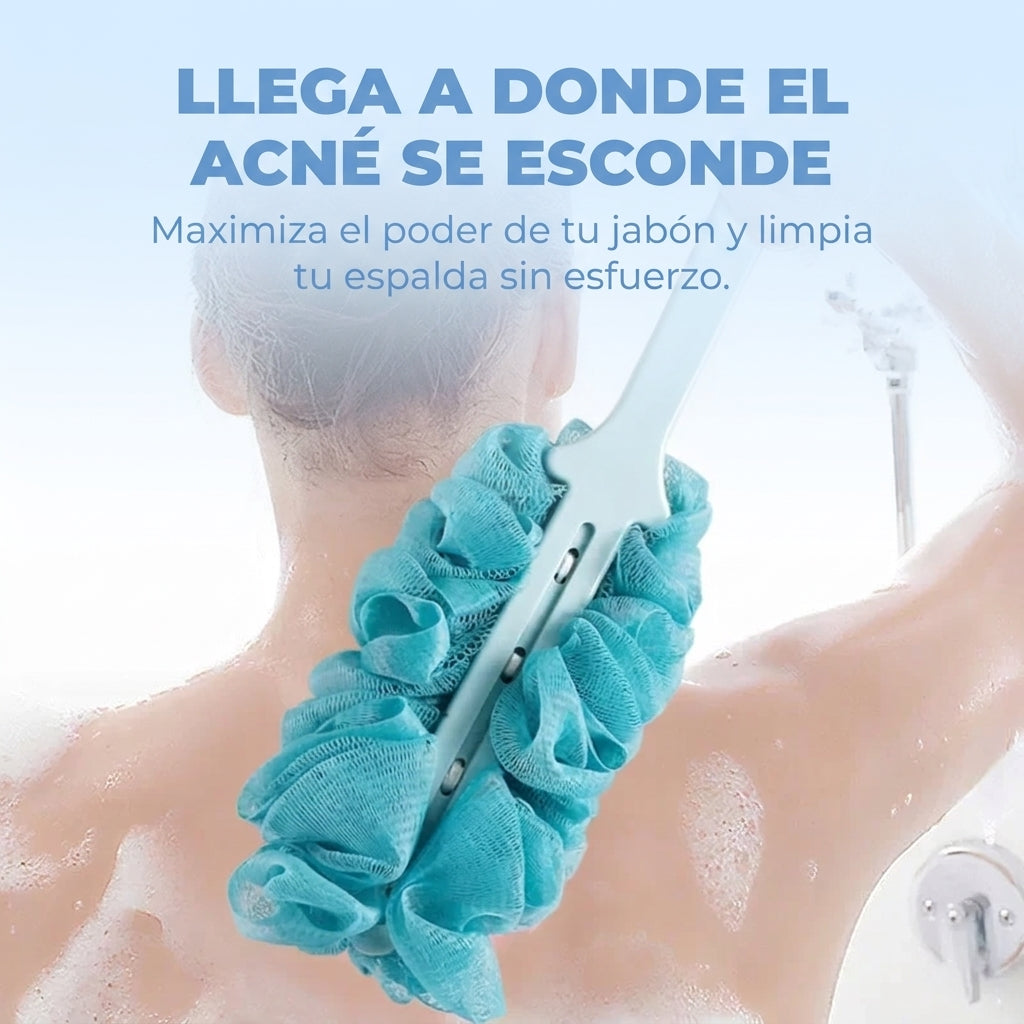 Cepillo con mango | Lava tu espalda correctamente sin esfuerzo
