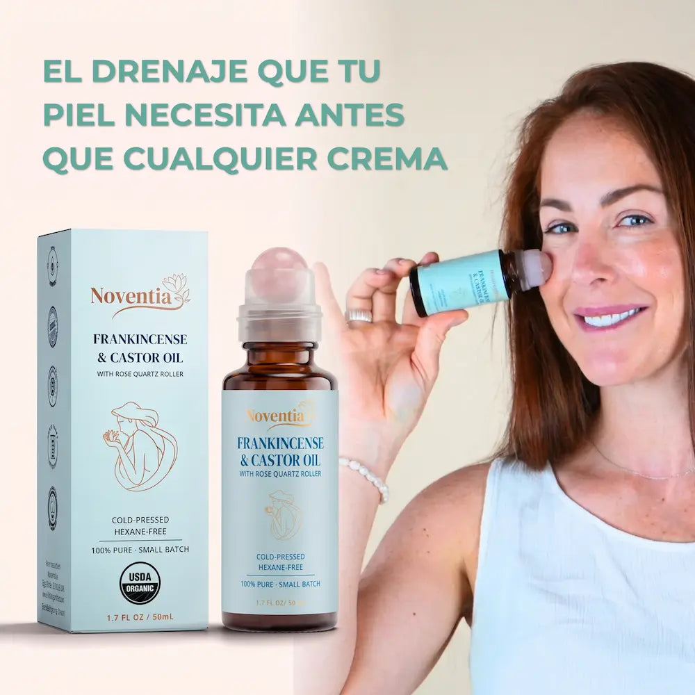 Roll-on Drenaje Facial - Ricino & Incienso